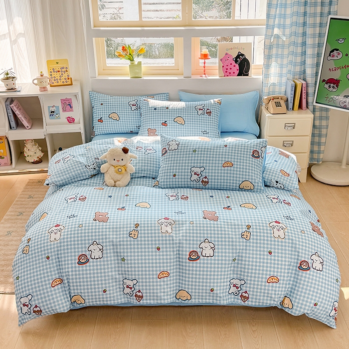 91家纺网 家纺一手货源 找家纺 （总）缦彩 2026新款13372全棉印花四件套