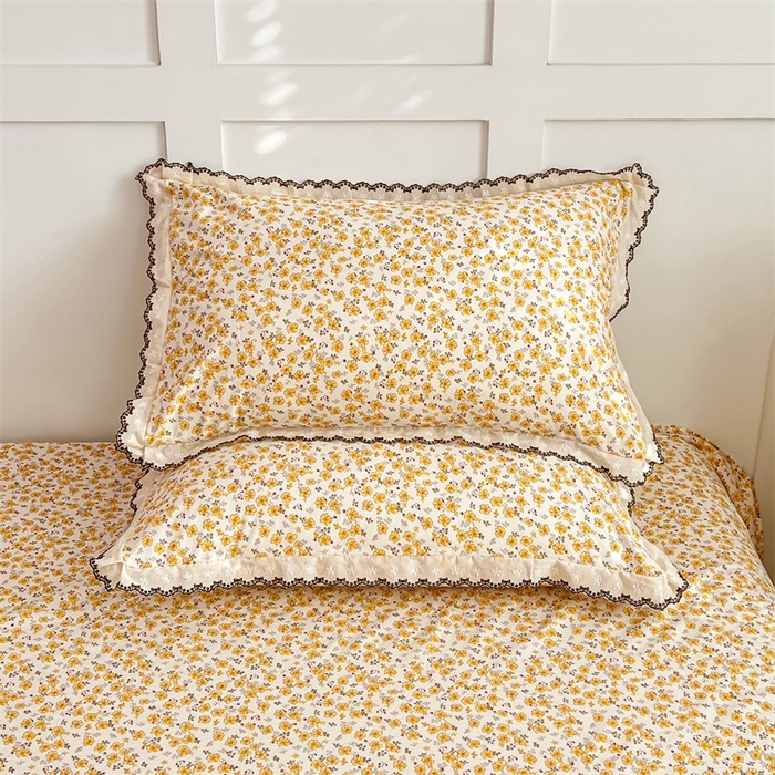 91家纺网 家纺一手货源 找家纺 （总）梦舒羽 2026新款A类云朵棉蕾丝花边枕套宿舍单人单只一只装枕芯