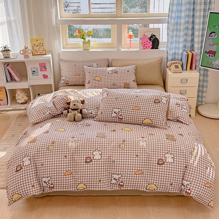 91家纺网 家纺一手货源 找家纺 （总）缦彩 2026新款13372全棉印花四件套