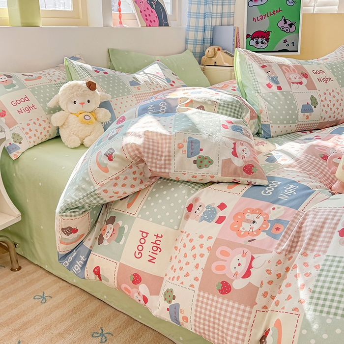 91家纺网 家纺一手货源 找家纺 （总）缦彩 2026新款13372全棉印花四件套