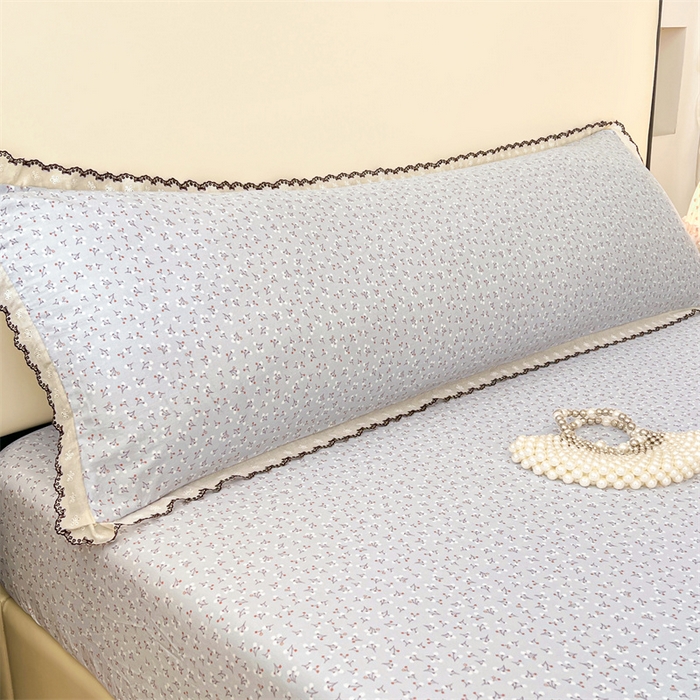 91家纺网 家纺一手货源 找家纺 （总）梦舒羽 2026新款A类云朵棉蕾丝花边枕套宿舍情侣双人加长枕芯内胆套