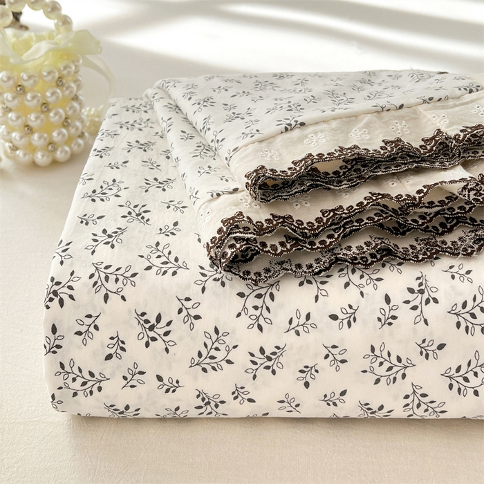 91家纺网 家纺一手货源 找家纺 （总）圣比熊 2026新款A类云朵棉床单亲肤四季款席梦思床罩全包床单三件套