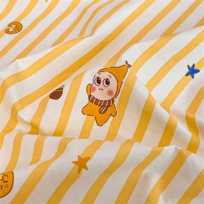 91家纺网 家纺一手货源 找家纺 圣比熊 2026新款A类云朵棉床单亲肤四季款席梦思床罩全包床单三件套 小星愿