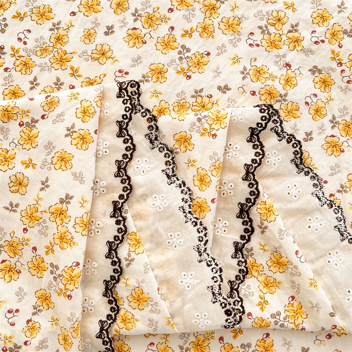 91家纺网 家纺一手货源 找家纺 圣比熊 2026新款A类云朵棉蕾丝花边枕套宿舍情侣双人加长枕芯内胆套 春日暖阳（单层蕾丝花边）