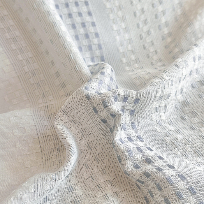 91家纺网 家纺一手货源 找家纺 木子家纺 2026新款水洗棉贝壳边四件套-皖沙 海天蓝