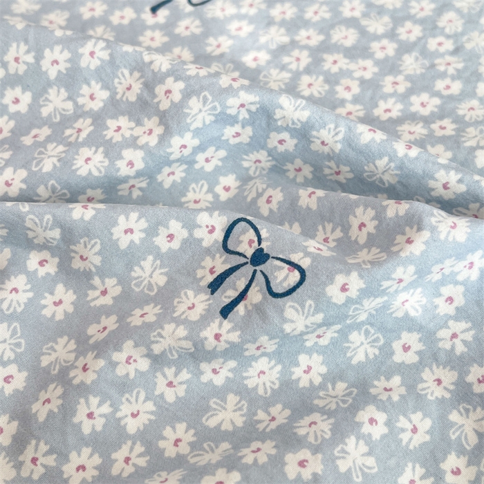 91家纺网 家纺一手货源 找家纺 圣比熊 2026新款A类云朵棉床单亲肤四季款席梦思床罩全包床单三件套 花屿轻梦