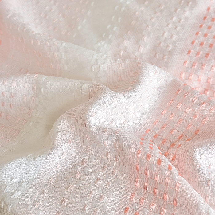 91家纺网 家纺一手货源 找家纺 木子家纺 2026新款水洗棉贝壳边四件套-皖沙 珊瑚粉