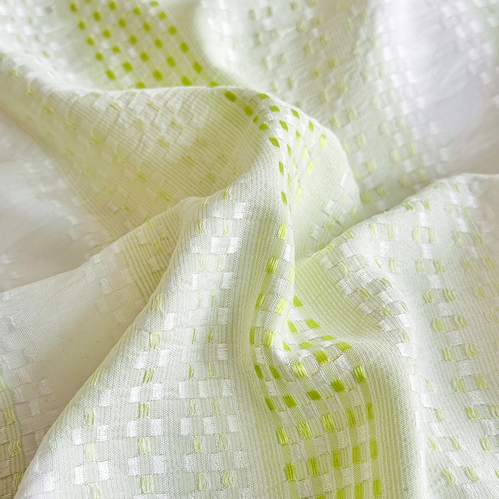 91家纺网 家纺一手货源 找家纺 木子家纺 2026新款水洗棉贝壳边四件套-皖沙 竹月绿