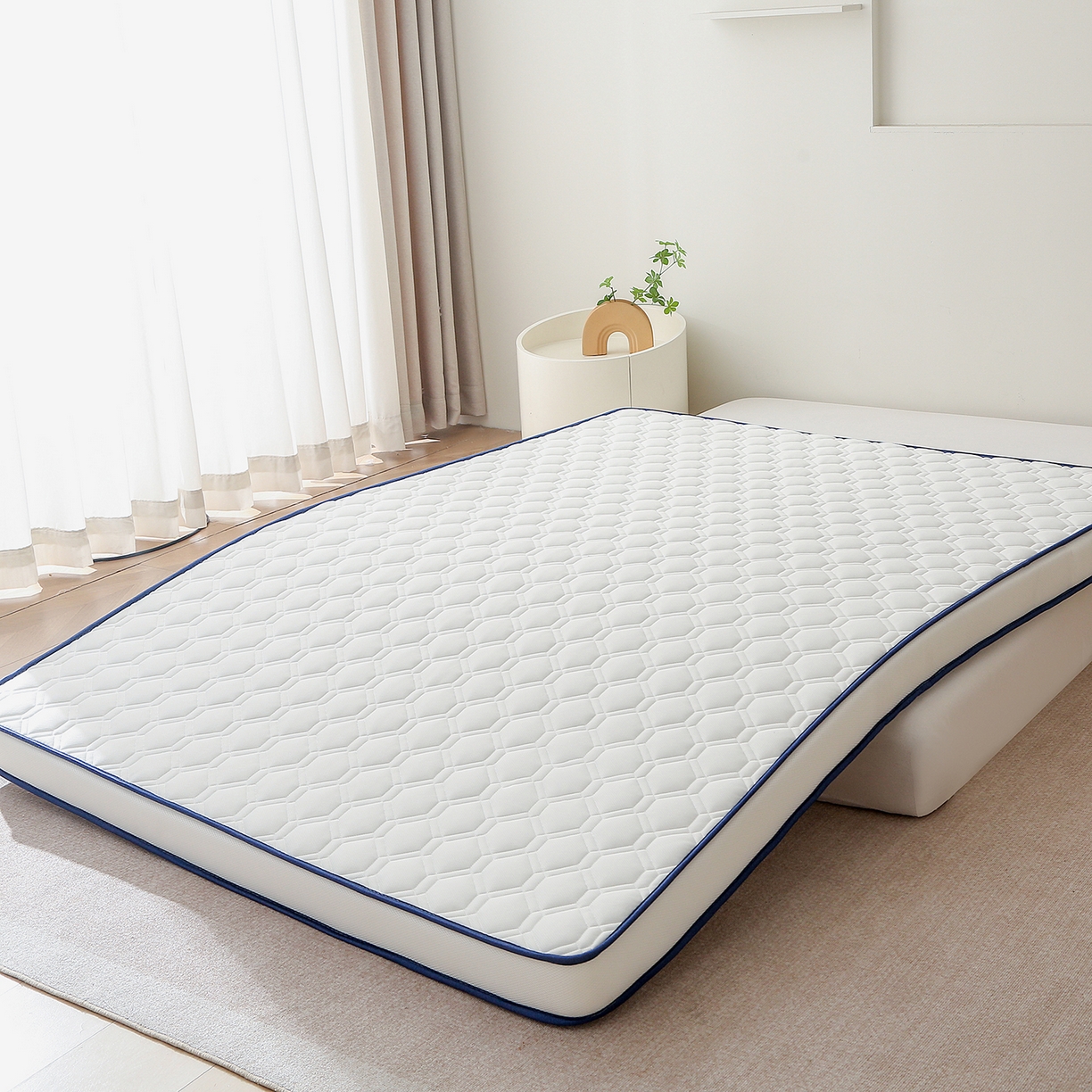 91家纺网 家纺一手货源 找家纺 （总）芊梵床垫 2026新款多多爆款立体硬质棉床垫