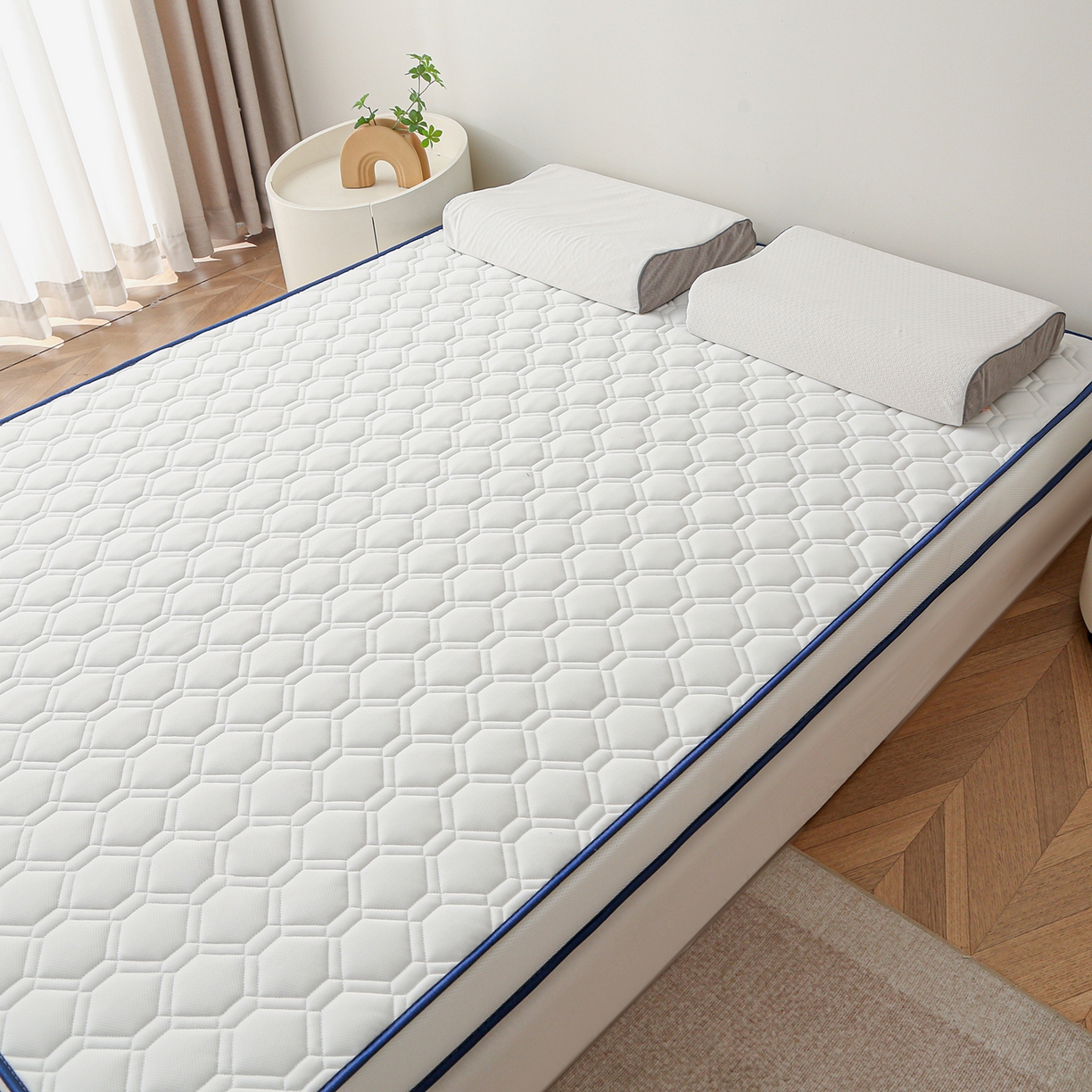 91家纺网 家纺一手货源 找家纺 （总）芊梵床垫 2026新款多多爆款立体硬质棉床垫