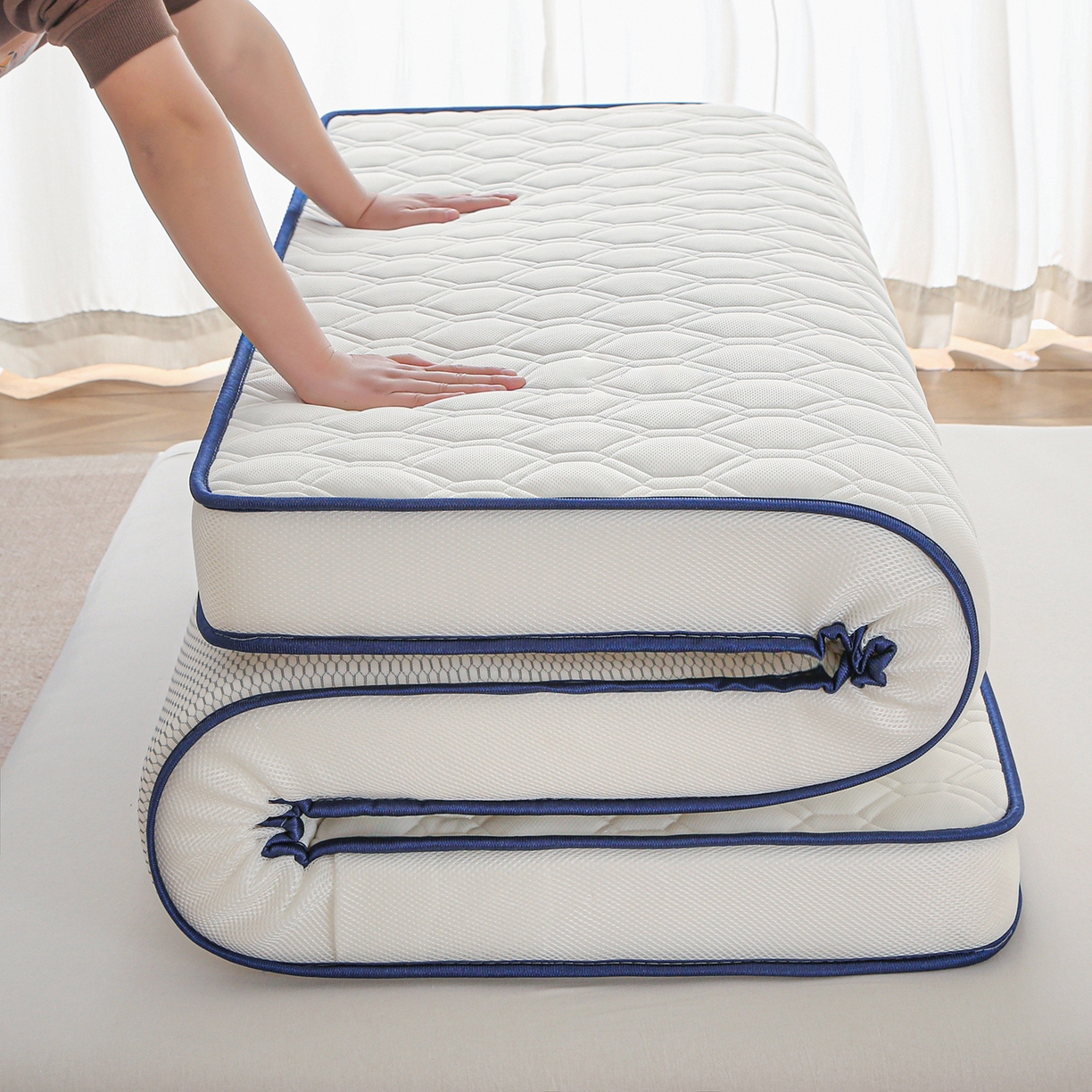 91家纺网 家纺一手货源 找家纺 （总）芊梵床垫 2026新款多多爆款立体硬质棉床垫