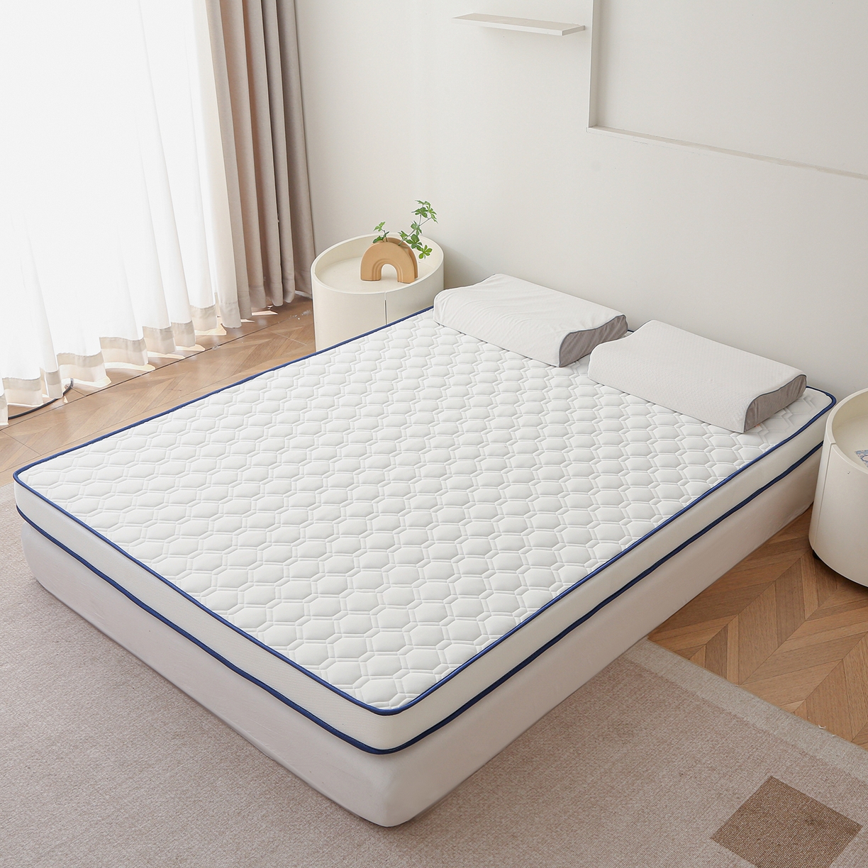 91家纺网 家纺一手货源 找家纺 （总）芊梵床垫 2026新款多多爆款立体硬质棉床垫