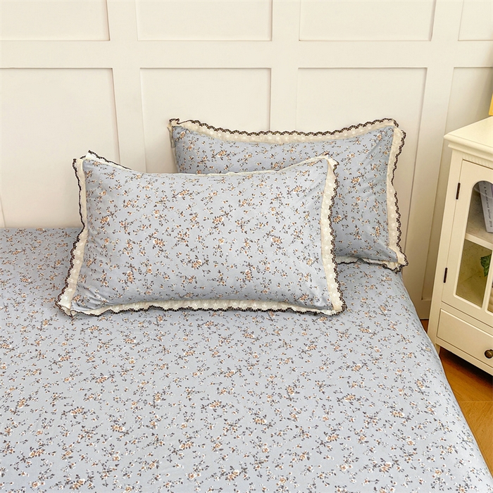 91家纺网 家纺一手货源 找家纺 （总）圣比熊 2026新款A类云朵棉蕾丝花边枕套宿舍单人单只一只装枕芯内胆套