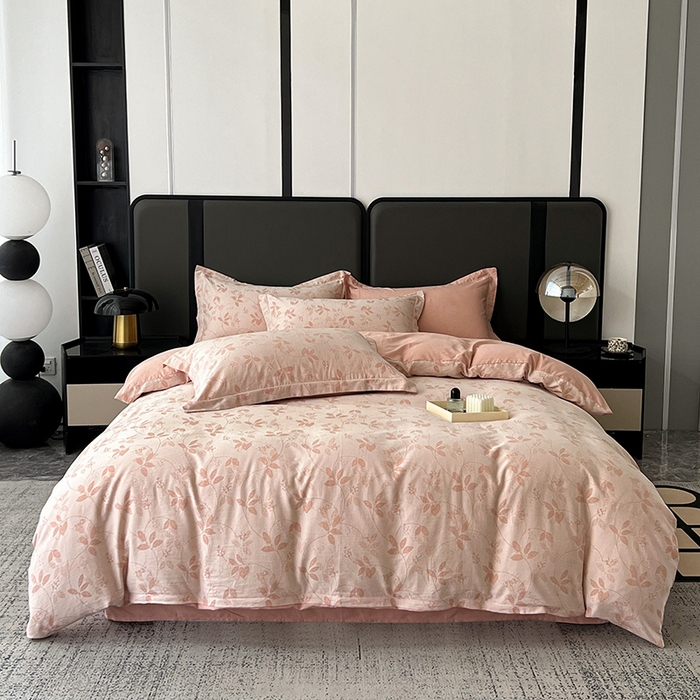 91家纺网 家纺一手货源 找家纺 （总）爱丽丝 2026新款全棉色织提花四件套