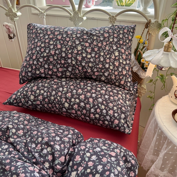 91家纺网 家纺一手货源 找家纺 港岛妹妹 2026新款云感双层纱系列四件套 繁花