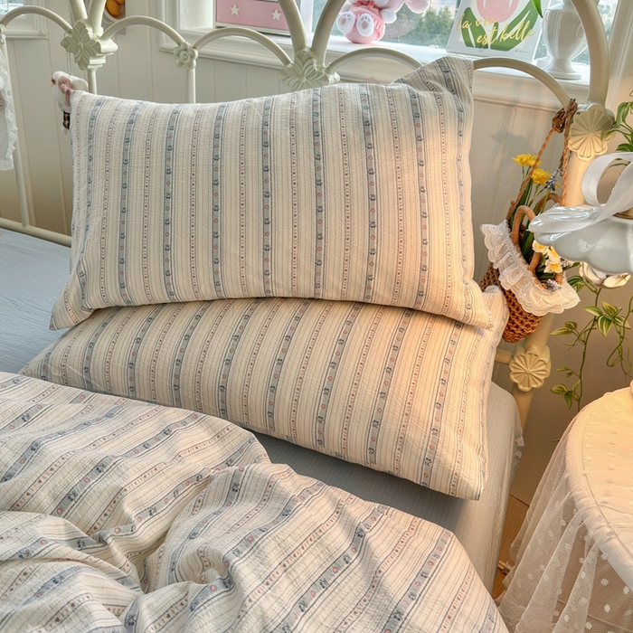 91家纺网 家纺一手货源 找家纺 港岛妹妹 2026新款云感双层纱系列四件套 米兰