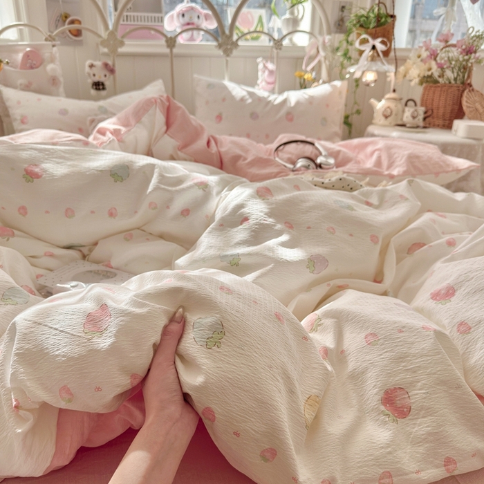 91家纺网 家纺一手货源 找家纺 （总）海岛哥哥 2026新款云感双层纱系列四件套