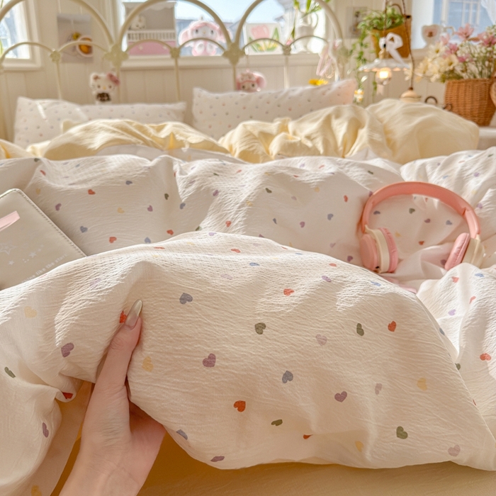 91家纺网 家纺一手货源 找家纺 （总）海岛哥哥 2026新款云感双层纱系列四件套