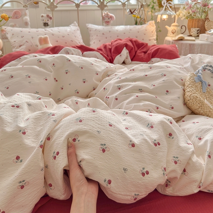 91家纺网 家纺一手货源 找家纺 （总）海岛哥哥 2026新款云感双层纱系列四件套