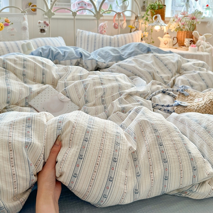 海岛哥哥 2026新款云感双层纱系列四件套 米兰