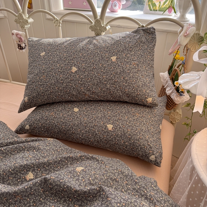 91家纺网 家纺一手货源 找家纺 海岛哥哥 2026新款云感双层纱系列四件套 知秋