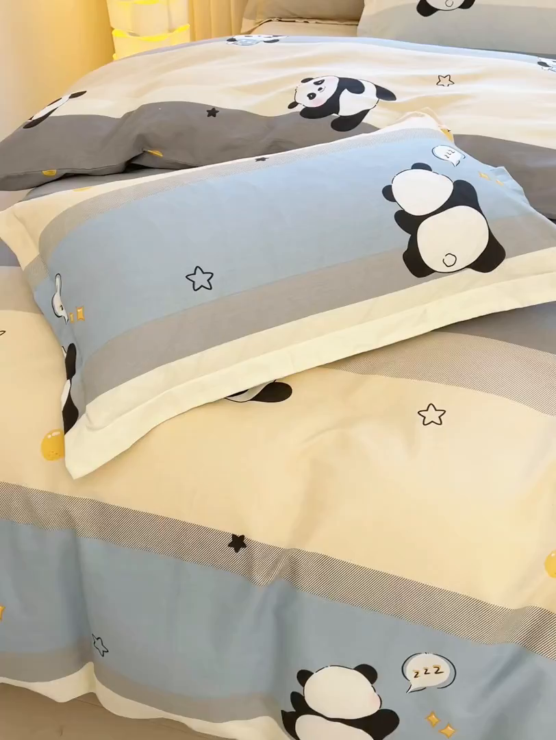 91家纺网 家纺一手货源 找家纺 （总）名优家纺 2026新款13070全棉印花四件套