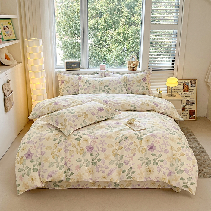 91家纺网 家纺一手货源 找家纺 （总）名优家纺 2026新款13070全棉印花四件套