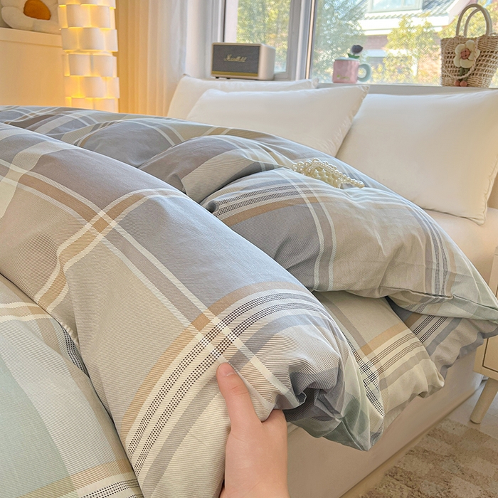 91家纺网 家纺一手货源 找家纺 名优家纺 2026新款13070全棉印花单被套 卡希亚