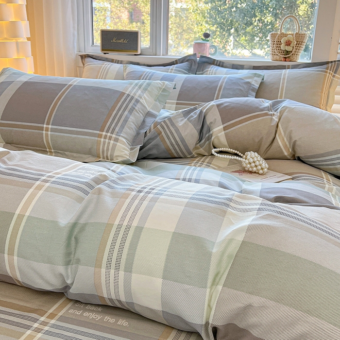 91家纺网 家纺一手货源 找家纺 名优家纺 2026新款13070全棉印花单被套 卡希亚