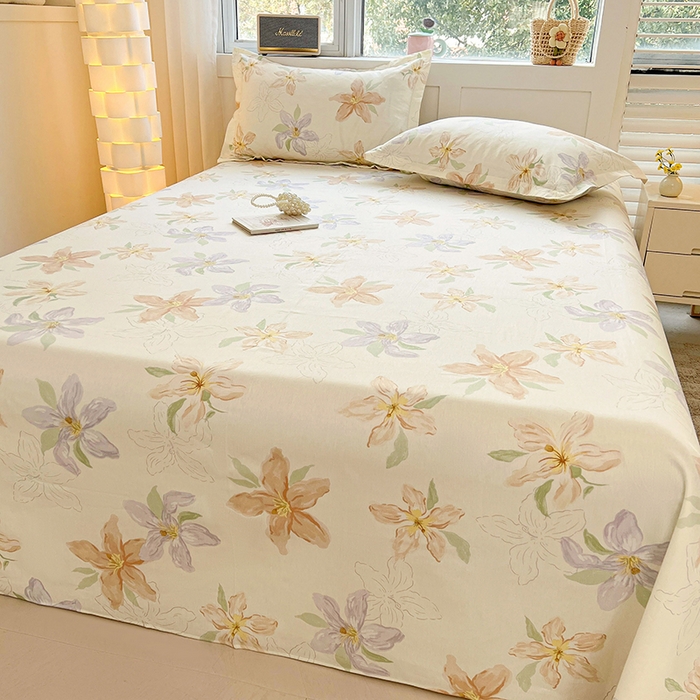 91家纺网 家纺一手货源 找家纺 名优家纺 2026新款13070全棉印花单被套 怡花