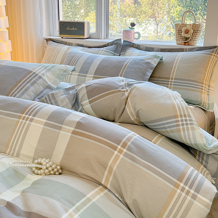 91家纺网 家纺一手货源 找家纺 名优家纺 2026新款13070全棉印花单被套 卡希亚