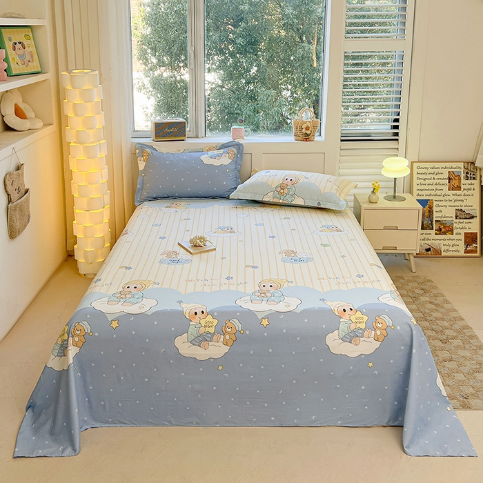 91家纺网 家纺一手货源 找家纺 （总）名优家纺 2026新款13070全棉印花单床单