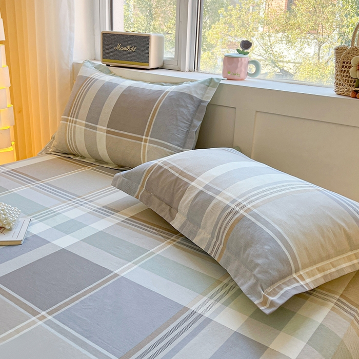 91家纺网 家纺一手货源 找家纺 名优家纺 2026新款13070全棉印花单床单 卡希亚