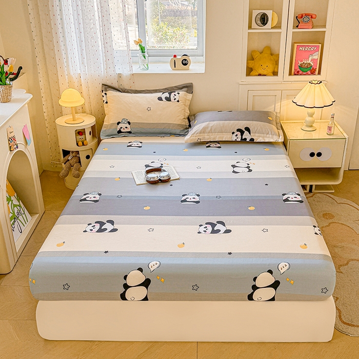 91家纺网 家纺一手货源 找家纺 （总）名优家纺 2026新款13070全棉印花单床笠