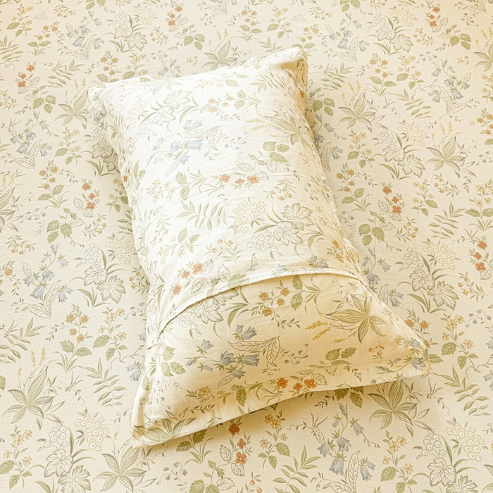 91家纺网 家纺一手货源 找家纺 名优家纺 2026新款13070全棉印花单床笠 晚风私语