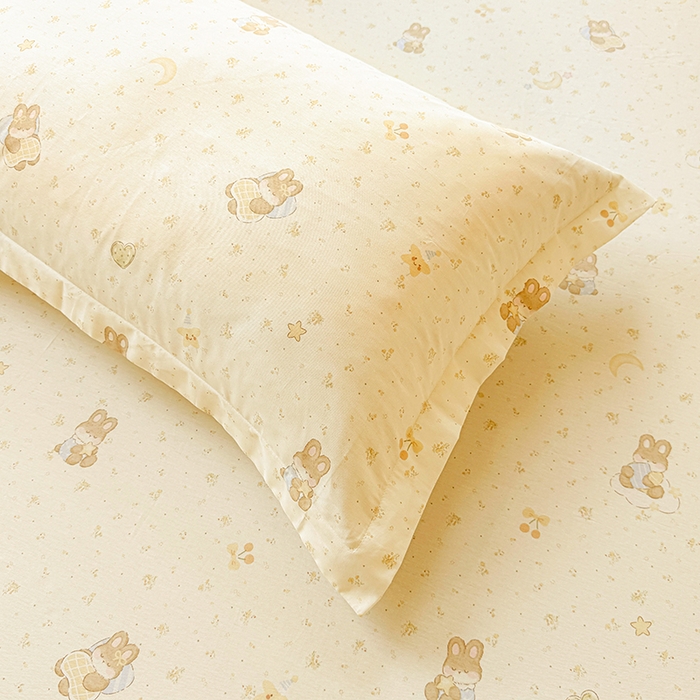 91家纺网 家纺一手货源 找家纺 名优家纺 2026新款13070全棉印花单床笠 怡花