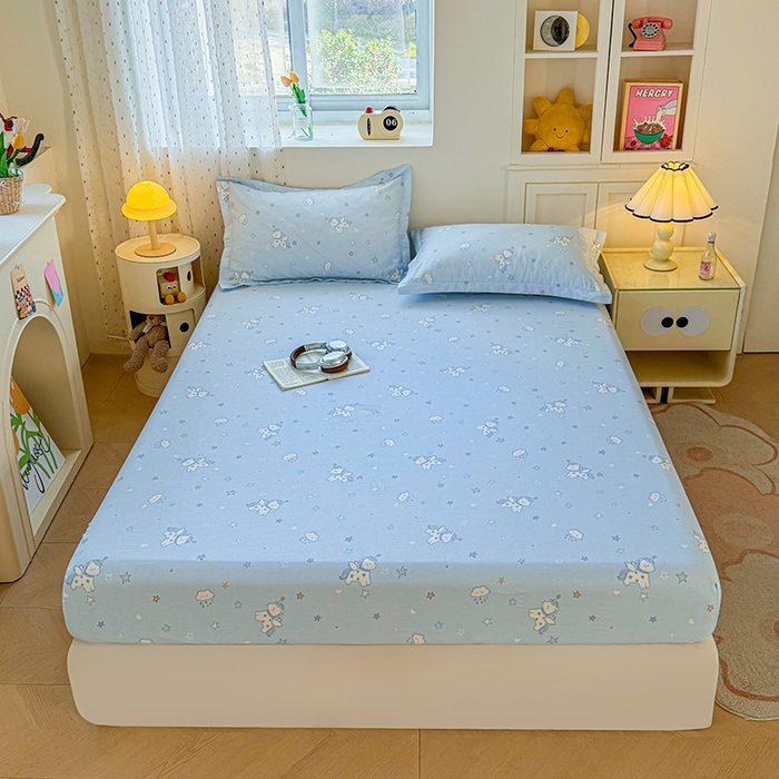 91家纺网 家纺一手货源 找家纺 （总）名优家纺 2026新款13070全棉印花单床笠