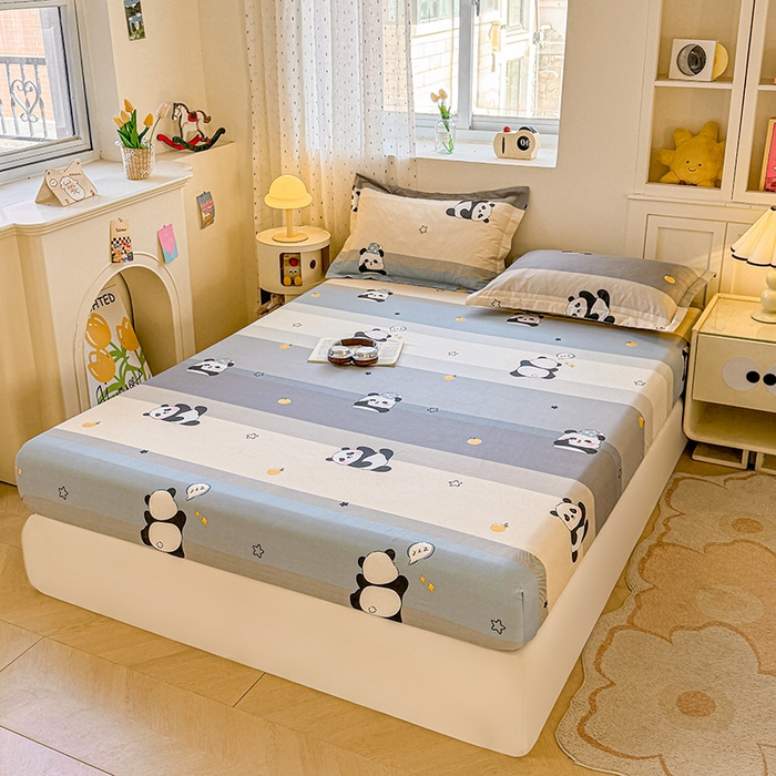 91家纺网 家纺一手货源 找家纺 （总）名优家纺 2026新款13070全棉印花单床笠