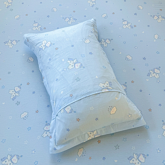 91家纺网 家纺一手货源 找家纺 名优家纺 2026新款13070全棉印花单床笠 星星独角兽