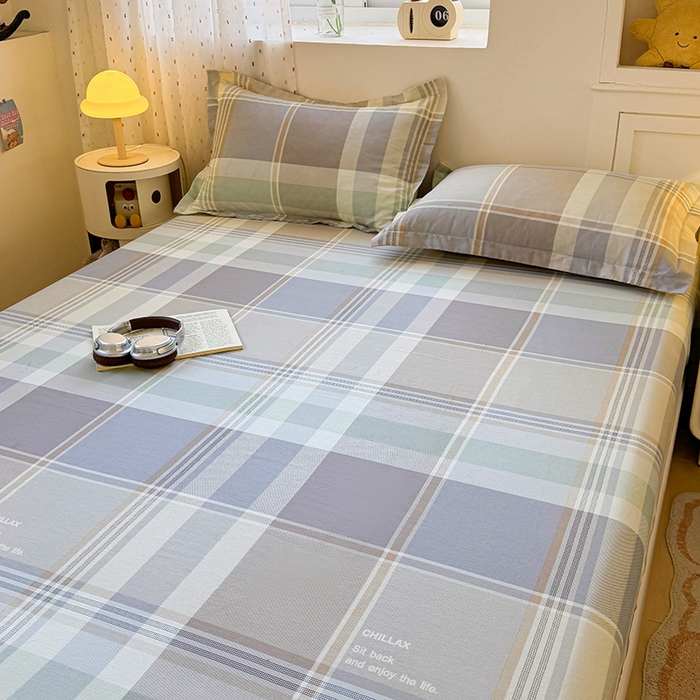 91家纺网 家纺一手货源 找家纺 名优家纺 2026新款13070全棉印花单床笠 卡希亚