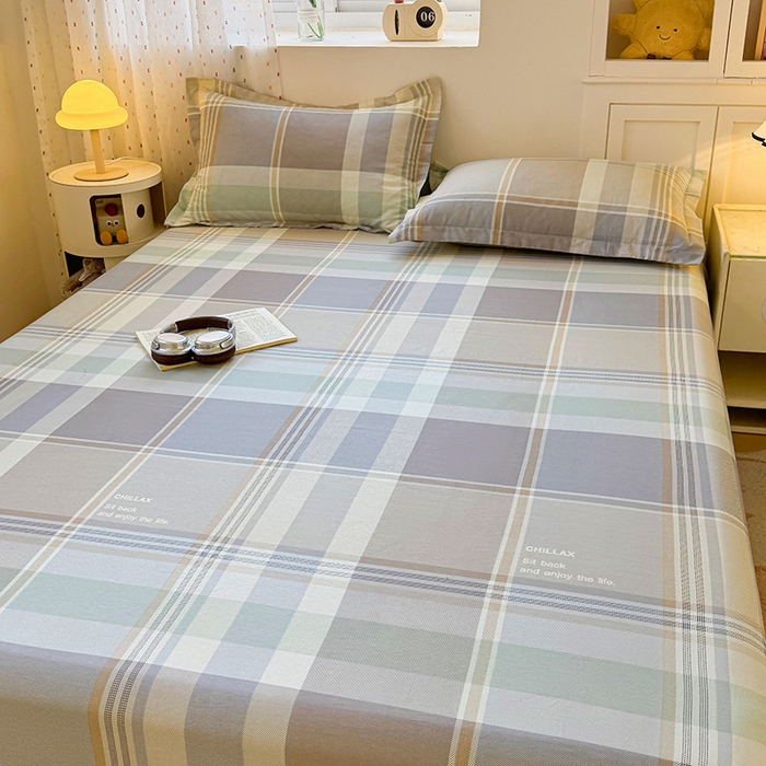 91家纺网 家纺一手货源 找家纺 名优家纺 2026新款13070全棉印花单床笠 卡希亚