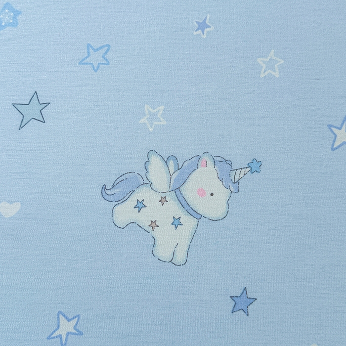 91家纺网 家纺一手货源 找家纺 名优家纺 2026新款13070全棉印花单床笠 星星独角兽