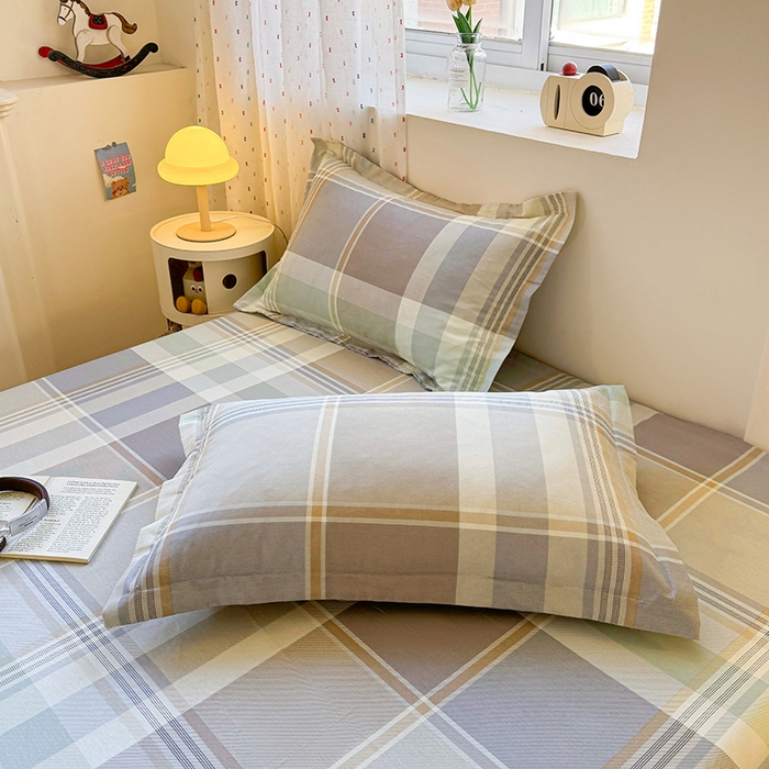 91家纺网 家纺一手货源 找家纺 名优家纺 2026新款13070全棉印花单床笠 卡希亚