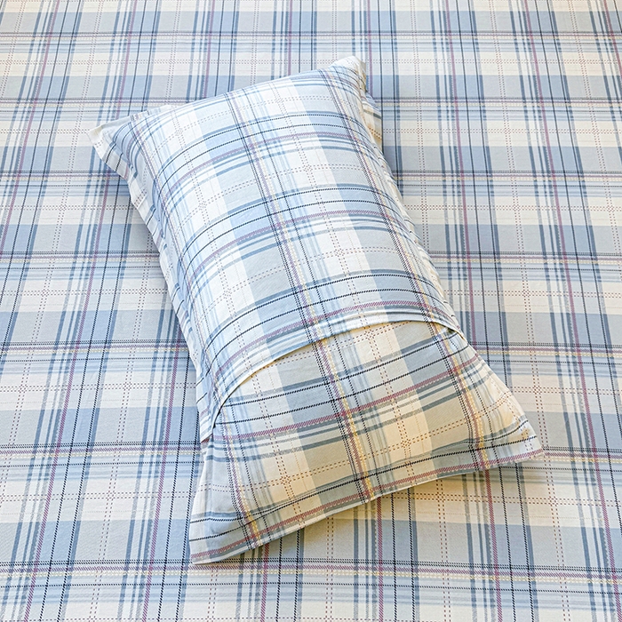 91家纺网 家纺一手货源 找家纺 名优家纺 2026新款13070全棉印花单床笠 理想生活-灰