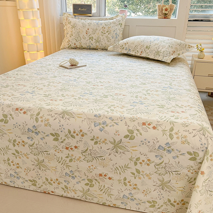 91家纺网 家纺一手货源 找家纺 名优家纺 2026新款13070全棉印花单枕套 晚风私语