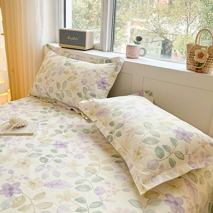 91家纺网 家纺一手货源 找家纺 （总）名优家纺 2026新款13070全棉印花单枕套