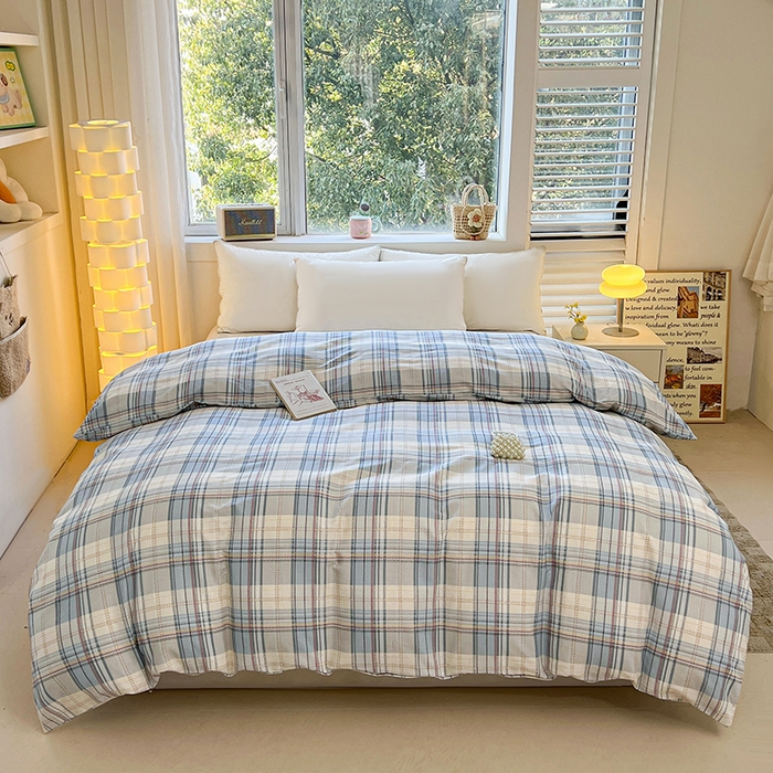 91家纺网 家纺一手货源 找家纺 名优家纺 2026新款13070全棉印花单枕套 理想生活-灰