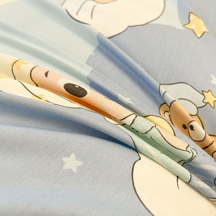 91家纺网 家纺一手货源 找家纺 名优家纺 2026新款13070全棉印花单枕套 星语星愿