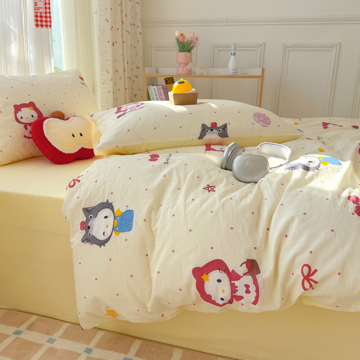 91家纺网 家纺一手货源 找家纺 （总）颜选 2026新款仿棉105克加厚水洗棉被套-含买家秀