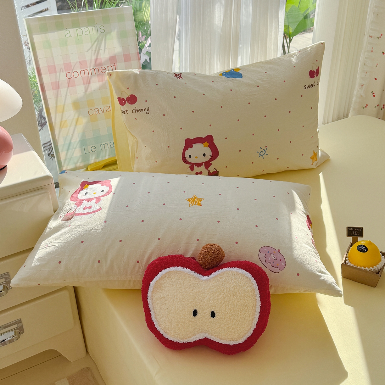 91家纺网 家纺一手货源 找家纺 颜选 2026新款仿棉105克加厚水洗棉被套-含买家秀 甜心小红帽